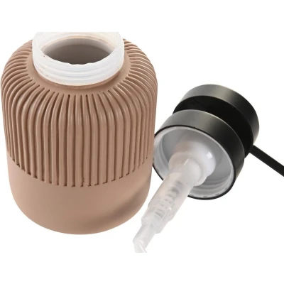 Afbeelding van Zeepdispenser DKD Home Decor Zwart Cement Terra cotta Polypropyleen 7 x 16 cm