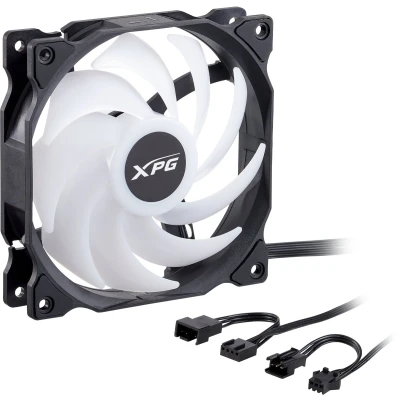 Afbeelding van Adata XPG Vento RGB ventilator bílý (120 mm, 1 x), PC ventilator, Zwart