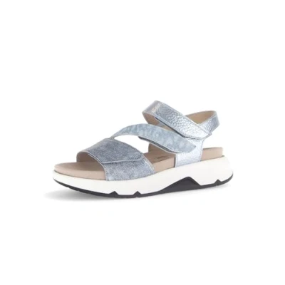 Afbeelding van Gabor Sandalen met riempjes voor dames, Blauw 16, 40 EU
