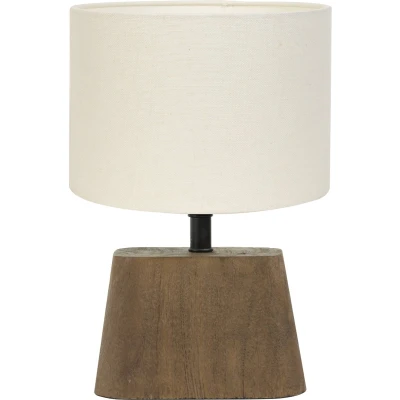 Afbeelding van Light &amp; Living Tafellamp Kardan/Livigno Hout/Eiwit Ø20x29cm