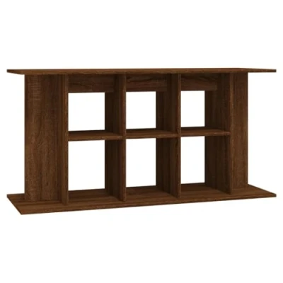 Afbeelding van vidaXL Aquariumstandaard 120x40x60 cm bewerkt hout bruin eikenkleur