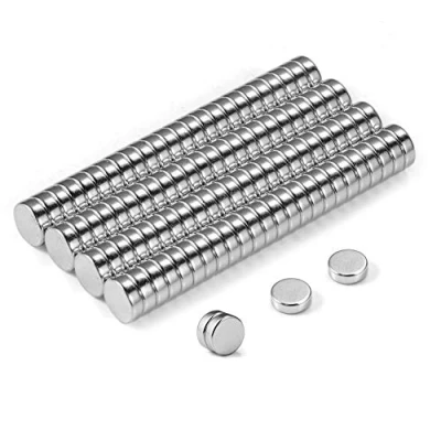Afbeelding van BTLIN Neodymium Magneten, Sterke, Kleine Cilindrische Mini Ronde Magneten. Zeldzame Aarde Magneten Voor Keukenkoelkast, Kantoor Whiteboard, Doe Het Zelf Ambachten, 6 mm x 2 mm, 100st.