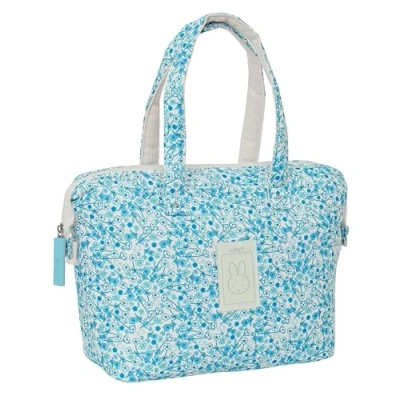 Afbeelding van Reistasje Miffy Garden Turkoois 27 x 24,5 12,5 cm