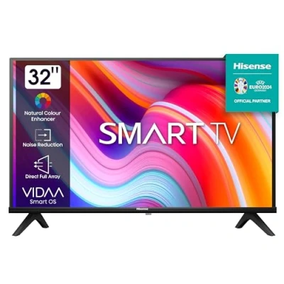 Image de Hisense 32A4K Classe de diagonale 32&quot; A4K Series TV LCD rétro éclairée par LED Smart VIDAA 720p 1366 x 768 Direct noir