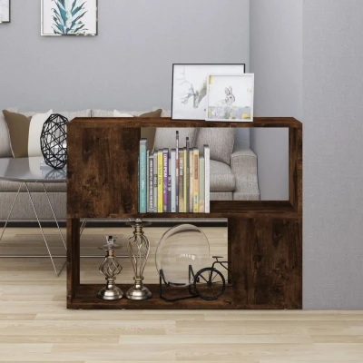 Afbeelding van vidaXL Boekenkast/kamerscherm 80x24x63 cm gerookt eikenkleurig