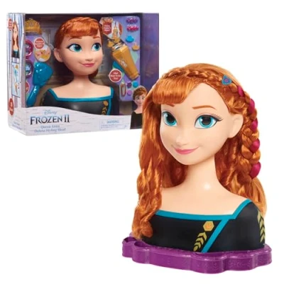 Afbeelding van Frozen 2 Luxe editie kappershoofd Anna