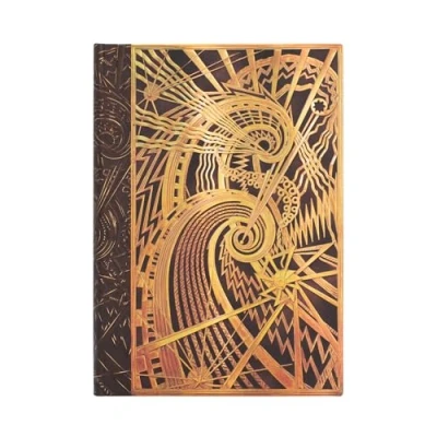 Afbeelding van Notitieboek Paperblanks The Chanin Spiral Midi Gelinieerd