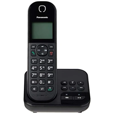 Image de Téléphone sans fil dect noir avec répondeur Panasonic KXTGC420FRB