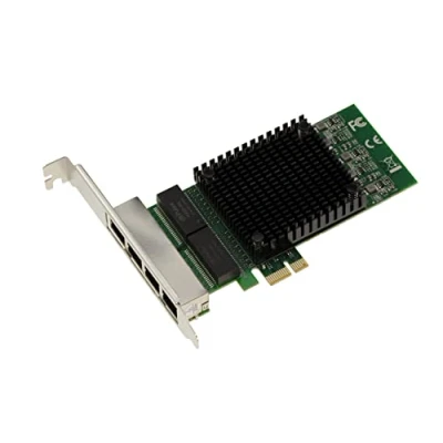 Afbeelding van KALEA INFORMATIQUE PCIe x1 4 poorts RJ45 Quad LAN GIGABIT ethernet 10 100 1000 1G netwerkkaart met Intel 82571 chipset