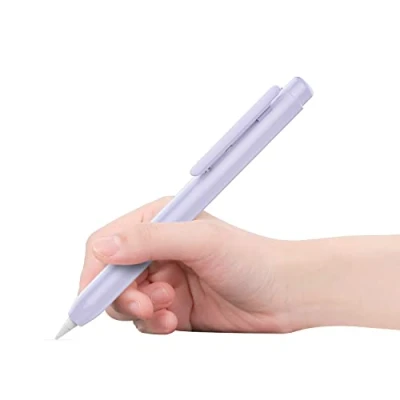 Afbeelding van MoKo Beschermhoes compatibel met Apple Pencil, intrekbaar, puntbescherming, iPad 9e generatie 2021, 8e 2020/7e 2019, 6e 9,7 2018, Mini 5e generatie,