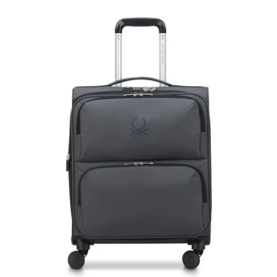 Afbeelding van DELSEY PARIS x United Colors of Benetton UCB SOFTSIDE Handkoffer, zacht, 54 cm 40 23 cm, 37 l, S, zwart.