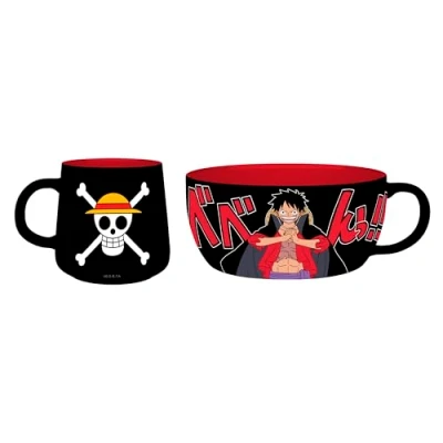 Afbeelding van ABYSTYLE One Piece Ontbijtset mok + Luffy schaal