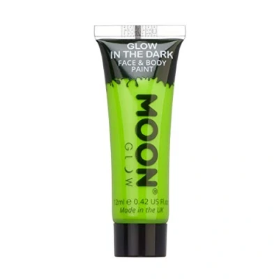 Afbeelding van Moon Glow Lichtgevende verf voor gezicht en lichaam. 12 ml Groen. Opladen met licht om het in donker weer te geven.