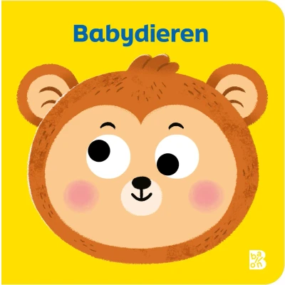 Afbeelding van Uitgeverij ballon kartonboekje babydieren met wiebelogen