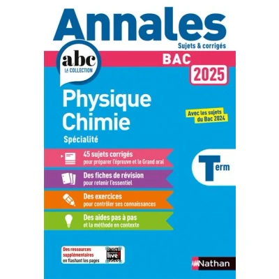 Image de Annales Bac Physique Chimie Term. 2025 Corrigé