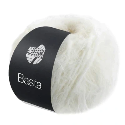 Afbeelding van LANA GROSSA Basta licht gedraaid garen met franjes en merinovezels, handbreigaren van 50% scheerwol (merino) polyamide, 50 gram wol voor