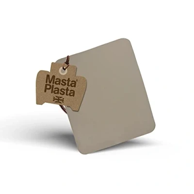 Afbeelding van MastaPlasta Lederen reparatiepatch zelfklevend beige XL 28 x 20 cm