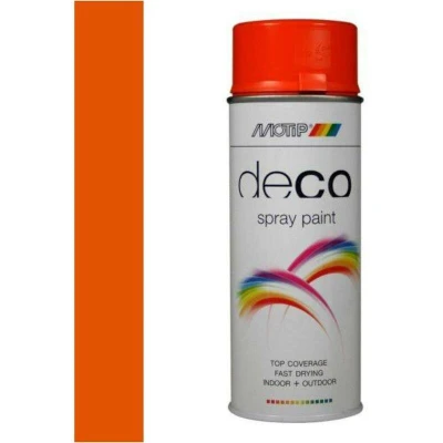 Image de Motip Deco Laque En Spray Brillant 0,4l Orange Pur