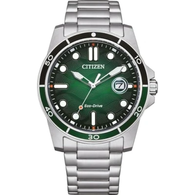 Afbeelding van Citizen Sporty Marine AW1811 82X Horloge Staal Zilverkleurig Ø 41 mm