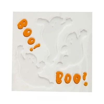 Afbeelding van Fiestas Guirca Raamdecoratie Gel Ghost (20x20cm) Halloween Decoratie Versiering