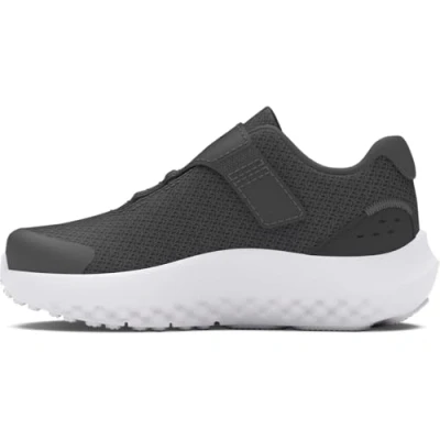 Afbeelding van Under Armour Ua Binf Surge 4 Ac Hardloopschoenen voor jongens, Castlerock Antraciet