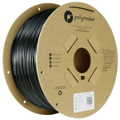 Afbeelding van Polymaker PB01043 Filament PETG Hittebestendig, Hoge treksterkte 1.75 mm 3000 g Zwart PolyLite™ 1 stuk(s)