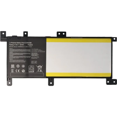 Afbeelding van Accu geschikt voor ASUS X556UB, C21N1509, Li Polymer, 7,6 V, 5000 mAh, 38,0 Wh, ingebouwd, zonder gereedschap