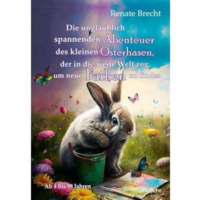 Afbeelding van die unglaublichen Abenteuer des kleinen Osterhasen, der in weite Welt zog, um neue Farben zu finden Kinderbuch ab 4 Jahren