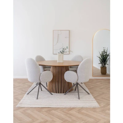 Afbeelding van House Nordic Osaka Eiken Eettafel Rond Ø140