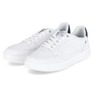 Afbeelding van Rieker Lage herensneakers van glad leer in Wit, 46 EU Large