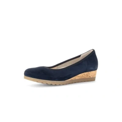Afbeelding van Gabor Klassieke ballerina&#039;s voor dames, Donkerblauw 46, 40.5 EU