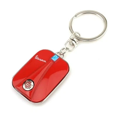 Afbeelding van Sleutelhanger motorfiets scooter voor Ve &amp;Spa GTS300 GTV LX PX LT Sprint Primavera 150 250 Piaggio GTS 60 125 300 s (rood)