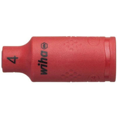 Afbeelding van WIHA 246223 dopsleutelinzet geïsoleerd buitenzeskant 4 mm x 1/4&quot; 43088
