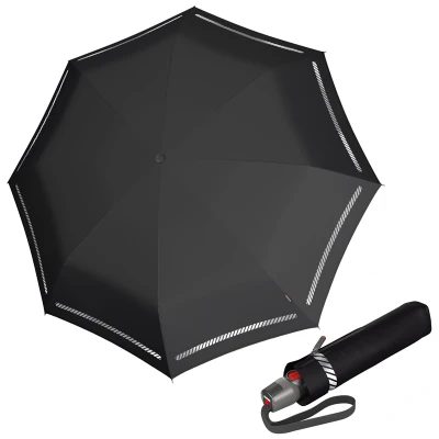 Afbeelding van Knirps T 200 Medium Duomatic Paraplu reflective black