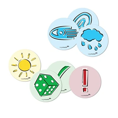 Afbeelding van Legamaster workshopkaart emoticon 95mm symbols assorti 250st