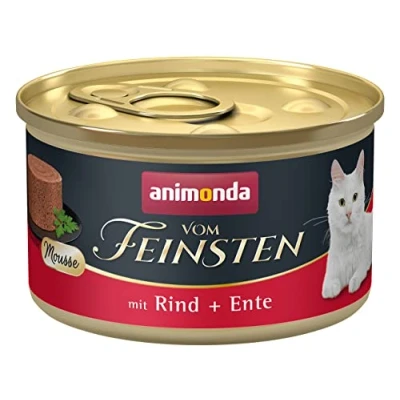 Afbeelding van 12x85g Rund &amp; Eend Adult animonda Vom Feinsten Kattenvoer