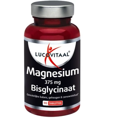 Afbeelding van Lucovitaal Magnesium 375mg Bisglycinaat Tabletten