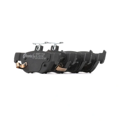 Afbeelding van BREMBO P 49 064 Remblokkenset Met akoestische slijtagewaarschuwing anti kreukplaat Zonder toebehoren MAZDA: 3 Saloon, Hatchback, CX 30