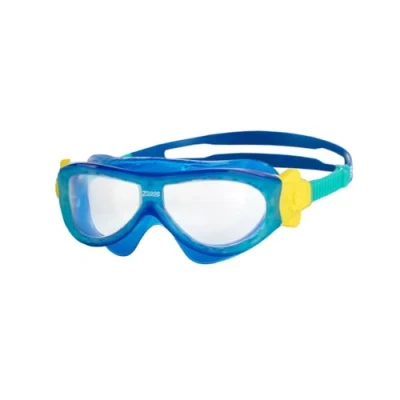 Afbeelding van Zoggs Phantom kindermasker turquoise transparant blauw