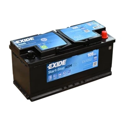 Afbeelding van EXIDE Start Stop EK1050 Accu / Batterij 12V 105Ah 950A B13