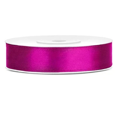 Afbeelding van DaLoKu satijnen lint 6/12/25/38/50/100 mm x 25 m fuchsia12