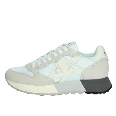 Afbeelding van Sun68 JAKI Bicolor Sneakers laag, Heren, Maat: 46, Bianco Nylon