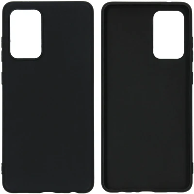 Afbeelding van iMoshion hoesje Geschikt voor Samsung Galaxy A72 Siliconen Design Zwart / Meerkleurig Goud Black Graphic