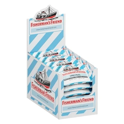 Afbeelding van Fisherman&#039;s Friend Origineel zonder suiker, karamel suiker 24 stuks van 25 g. (totaal 600 g)