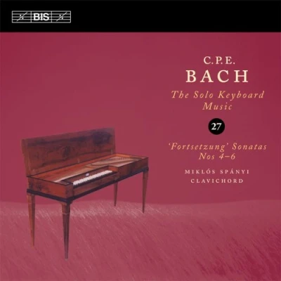 Afbeelding van Miklos Spänyi C.P.E. Bach: Solo Keyboard Music, Vol. 27 (CD)