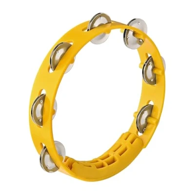 Afbeelding van Meinl Compact ABS Tambourine 8&quot; (Yellow) Tamboerijn