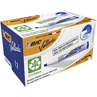 Image de Marqueur Velleda 1751 Effaçable à sec lot de 12 Bic
