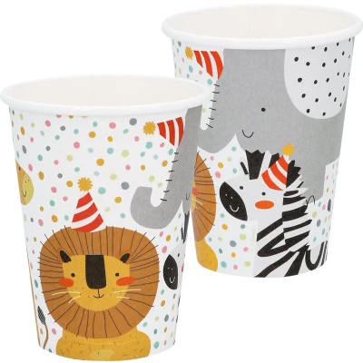 Afbeelding van Bekers Safari Kids 210ml 8 stuks