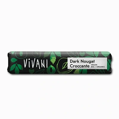 Afbeelding van Vivani Chocolade Reep Dark Nougat 35GR