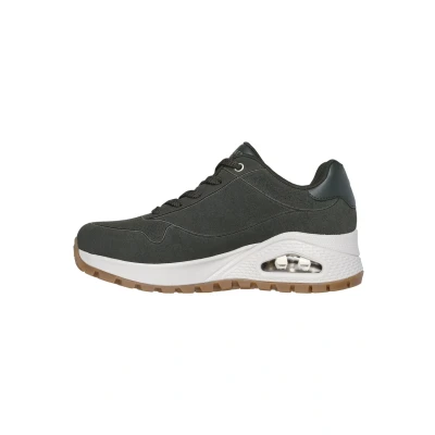 Afbeelding van Skechers Uno Rugged dames sneaker Groen Maat 41